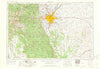 Denver Colorado Historical topographic map, 1:250000 scale, 1 X 2 Degree, Year 1953
