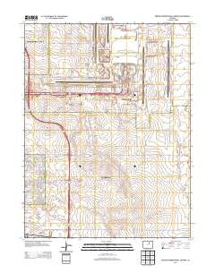 Denver International Airport Colorado Historical topographic map, 1:24000 scale, 7.5 X 7.5 Minute, Year 2013