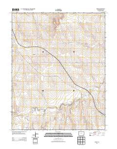Deora Colorado Historical topographic map, 1:24000 scale, 7.5 X 7.5 Minute, Year 2013
