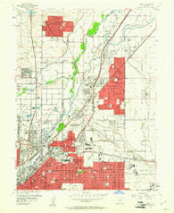 Derby Colorado Historical topographic map, 1:24000 scale, 7.5 X 7.5 Minute, Year 1957
