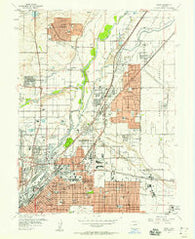Derby Colorado Historical topographic map, 1:24000 scale, 7.5 X 7.5 Minute, Year 1957