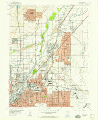 Derby Colorado Historical topographic map, 1:24000 scale, 7.5 X 7.5 Minute, Year 1957