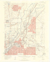 Derby Colorado Historical topographic map, 1:24000 scale, 7.5 X 7.5 Minute, Year 1957