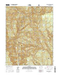 Devil Mountain Colorado Current topographic map, 1:24000 scale, 7.5 X 7.5 Minute, Year 2016