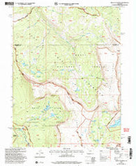 Devils Causeway Colorado Historical topographic map, 1:24000 scale, 7.5 X 7.5 Minute, Year 2000