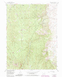 Devils Head Colorado Historical topographic map, 1:24000 scale, 7.5 X 7.5 Minute, Year 1954