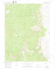 Devils Head Colorado Historical topographic map, 1:24000 scale, 7.5 X 7.5 Minute, Year 1954