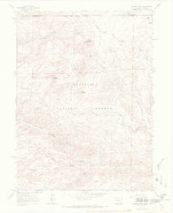 Diamond Peak Colorado Historical topographic map, 1:24000 scale, 7.5 X 7.5 Minute, Year 1967