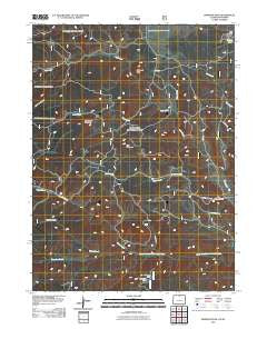 Diamond Peak Colorado Historical topographic map, 1:24000 scale, 7.5 X 7.5 Minute, Year 2011