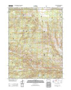 Diamond Peak Colorado Historical topographic map, 1:24000 scale, 7.5 X 7.5 Minute, Year 2013
