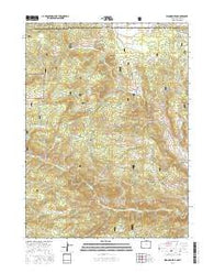Diamond Peak Colorado Current topographic map, 1:24000 scale, 7.5 X 7.5 Minute, Year 2016