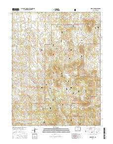 Dicks Peak Colorado Current topographic map, 1:24000 scale, 7.5 X 7.5 Minute, Year 2016