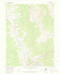 Dillon Colorado Historical topographic map, 1:24000 scale, 7.5 X 7.5 Minute, Year 1970