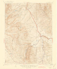 Dillon Colorado Historical topographic map, 1:62500 scale, 15 X 15 Minute, Year 1934