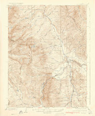 Dillon Colorado Historical topographic map, 1:62500 scale, 15 X 15 Minute, Year 1934