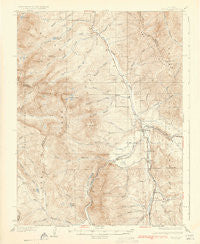 Dillon Colorado Historical topographic map, 1:62500 scale, 15 X 15 Minute, Year 1934