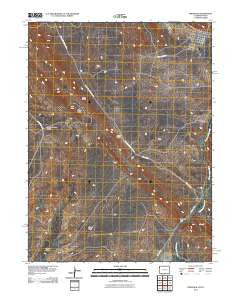 Dinosaur Colorado Historical topographic map, 1:24000 scale, 7.5 X 7.5 Minute, Year 2011