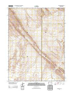 Dinosaur Colorado Historical topographic map, 1:24000 scale, 7.5 X 7.5 Minute, Year 2013