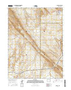 Dinosaur Colorado Current topographic map, 1:24000 scale, 7.5 X 7.5 Minute, Year 2016