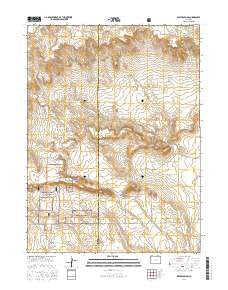 Dipper Spring Colorado Current topographic map, 1:24000 scale, 7.5 X 7.5 Minute, Year 2016