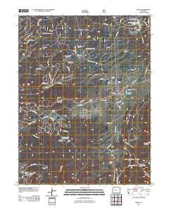 Divide Colorado Historical topographic map, 1:24000 scale, 7.5 X 7.5 Minute, Year 2011