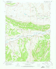 Divide Creek Colorado Historical topographic map, 1:24000 scale, 7.5 X 7.5 Minute, Year 1962