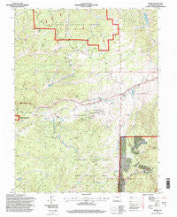 Divide Colorado Historical topographic map, 1:24000 scale, 7.5 X 7.5 Minute, Year 1994