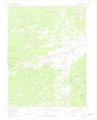 Divide Colorado Historical topographic map, 1:24000 scale, 7.5 X 7.5 Minute, Year 1954