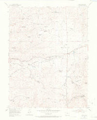 Divide Colorado Historical topographic map, 1:24000 scale, 7.5 X 7.5 Minute, Year 1954