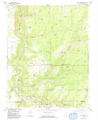 Doe Canyon Colorado Historical topographic map, 1:24000 scale, 7.5 X 7.5 Minute, Year 1993