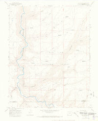 Doe Canyon Colorado Historical topographic map, 1:24000 scale, 7.5 X 7.5 Minute, Year 1965