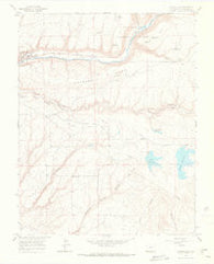 Dolores East Colorado Historical topographic map, 1:24000 scale, 7.5 X 7.5 Minute, Year 1965