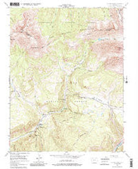 Dolores Peak Colorado Historical topographic map, 1:24000 scale, 7.5 X 7.5 Minute, Year 1953