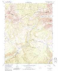 Dolores Peak Colorado Historical topographic map, 1:24000 scale, 7.5 X 7.5 Minute, Year 1953