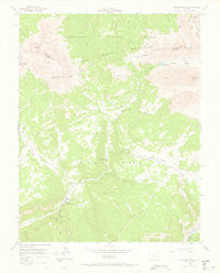 Dolores Peak Colorado Historical topographic map, 1:24000 scale, 7.5 X 7.5 Minute, Year 1953