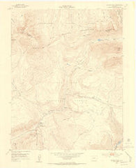 Dolores Peak Colorado Historical topographic map, 1:24000 scale, 7.5 X 7.5 Minute, Year 1953