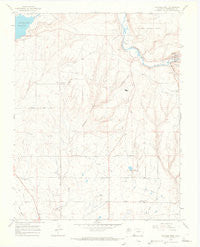 Dolores West Colorado Historical topographic map, 1:24000 scale, 7.5 X 7.5 Minute, Year 1965