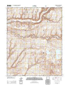 Dolores East Colorado Historical topographic map, 1:24000 scale, 7.5 X 7.5 Minute, Year 2013