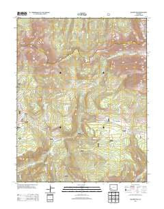 Dolores Peak Colorado Historical topographic map, 1:24000 scale, 7.5 X 7.5 Minute, Year 2013