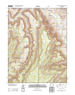 Dolores Point North Colorado Historical topographic map, 1:24000 scale, 7.5 X 7.5 Minute, Year 2013