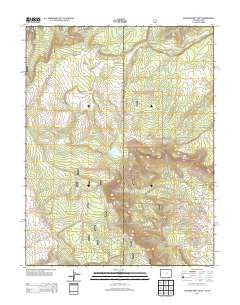 Dolores Point South Colorado Historical topographic map, 1:24000 scale, 7.5 X 7.5 Minute, Year 2013
