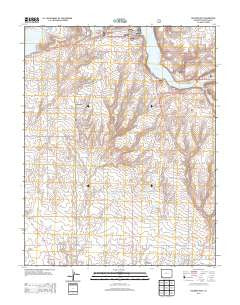 Dolores West Colorado Historical topographic map, 1:24000 scale, 7.5 X 7.5 Minute, Year 2013