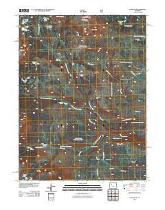 Dome Peak Colorado Historical topographic map, 1:24000 scale, 7.5 X 7.5 Minute, Year 2011