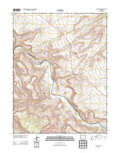 Dominguez Colorado Historical topographic map, 1:24000 scale, 7.5 X 7.5 Minute, Year 2013