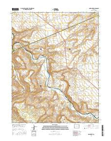 Dominguez Colorado Current topographic map, 1:24000 scale, 7.5 X 7.5 Minute, Year 2016