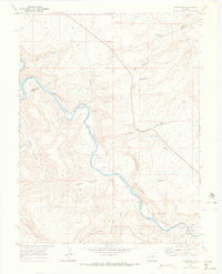 Dominguez Colorado Historical topographic map, 1:24000 scale, 7.5 X 7.5 Minute, Year 1969