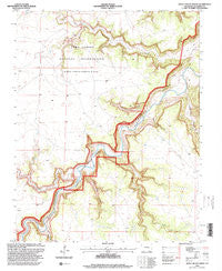 Doss Canyon North Colorado Historical topographic map, 1:24000 scale, 7.5 X 7.5 Minute, Year 1996