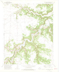 Doss Canyon North Colorado Historical topographic map, 1:24000 scale, 7.5 X 7.5 Minute, Year 1972