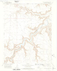 Doss Canyon North Colorado Historical topographic map, 1:24000 scale, 7.5 X 7.5 Minute, Year 1972