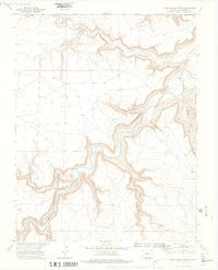 Doss Canyon North Colorado Historical topographic map, 1:24000 scale, 7.5 X 7.5 Minute, Year 1972